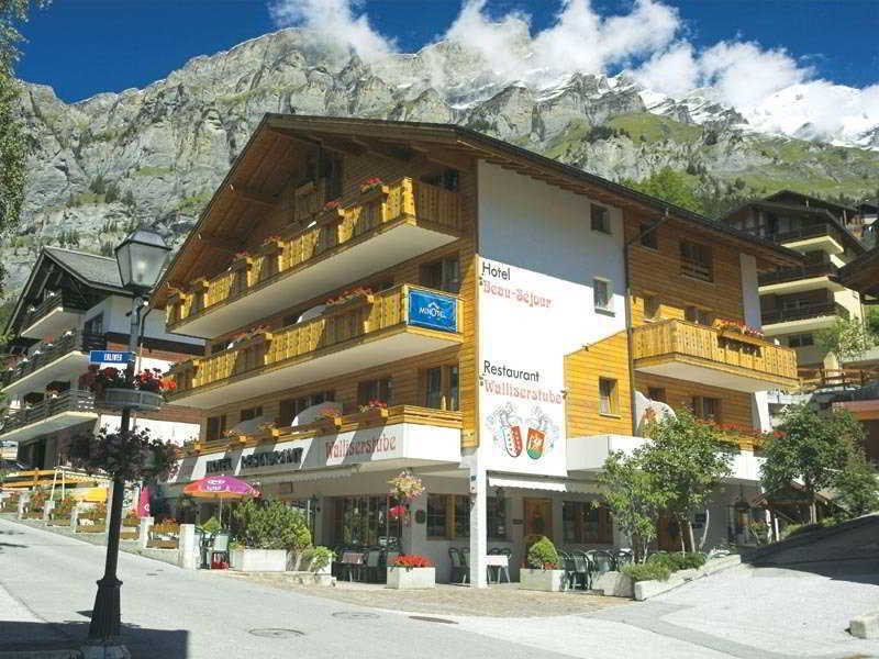 Hotel Beau-Séjour Leukerbad Buitenkant foto