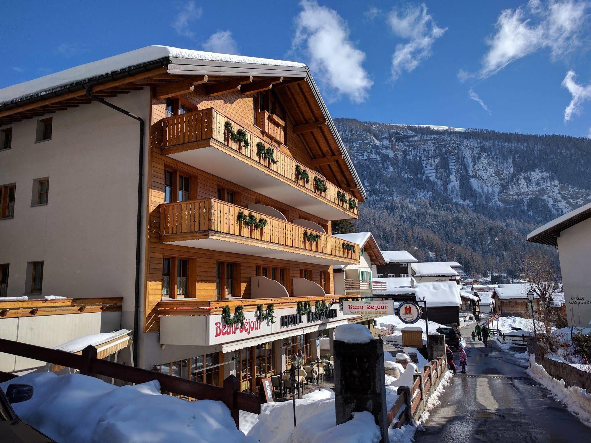 Hotel Beau-Séjour Leukerbad Buitenkant foto
